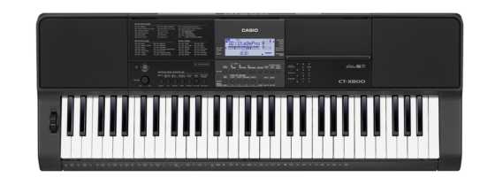 Casio CT-X800BK Lieferbar in schwarz