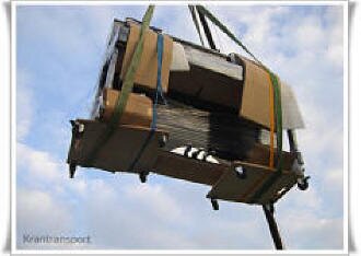 Krantransport Ziemlich aufwendig, hat aber geklappt.