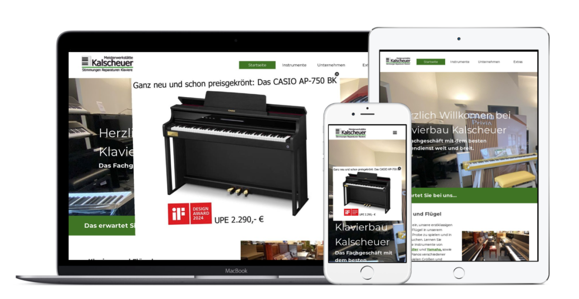 Kalscheuer Webdesign Läuft auf allen Geräten